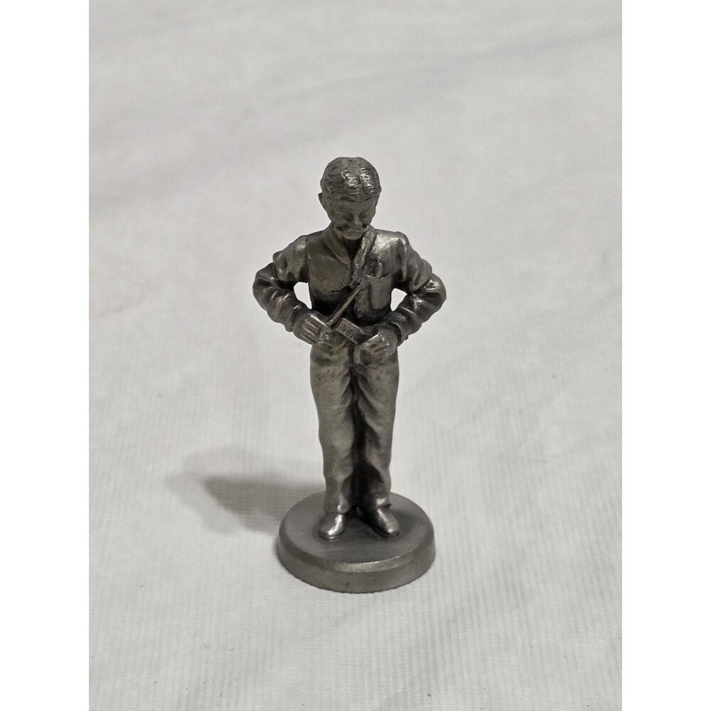 Vintage 1980 Hudson USA Pewter Male Figure 2 3/4"